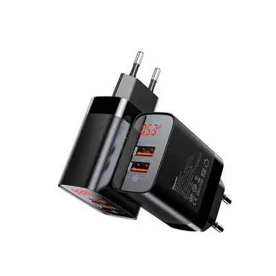 Basues Mirror PPS Quick Charge 18W Dual USB Wall Charger